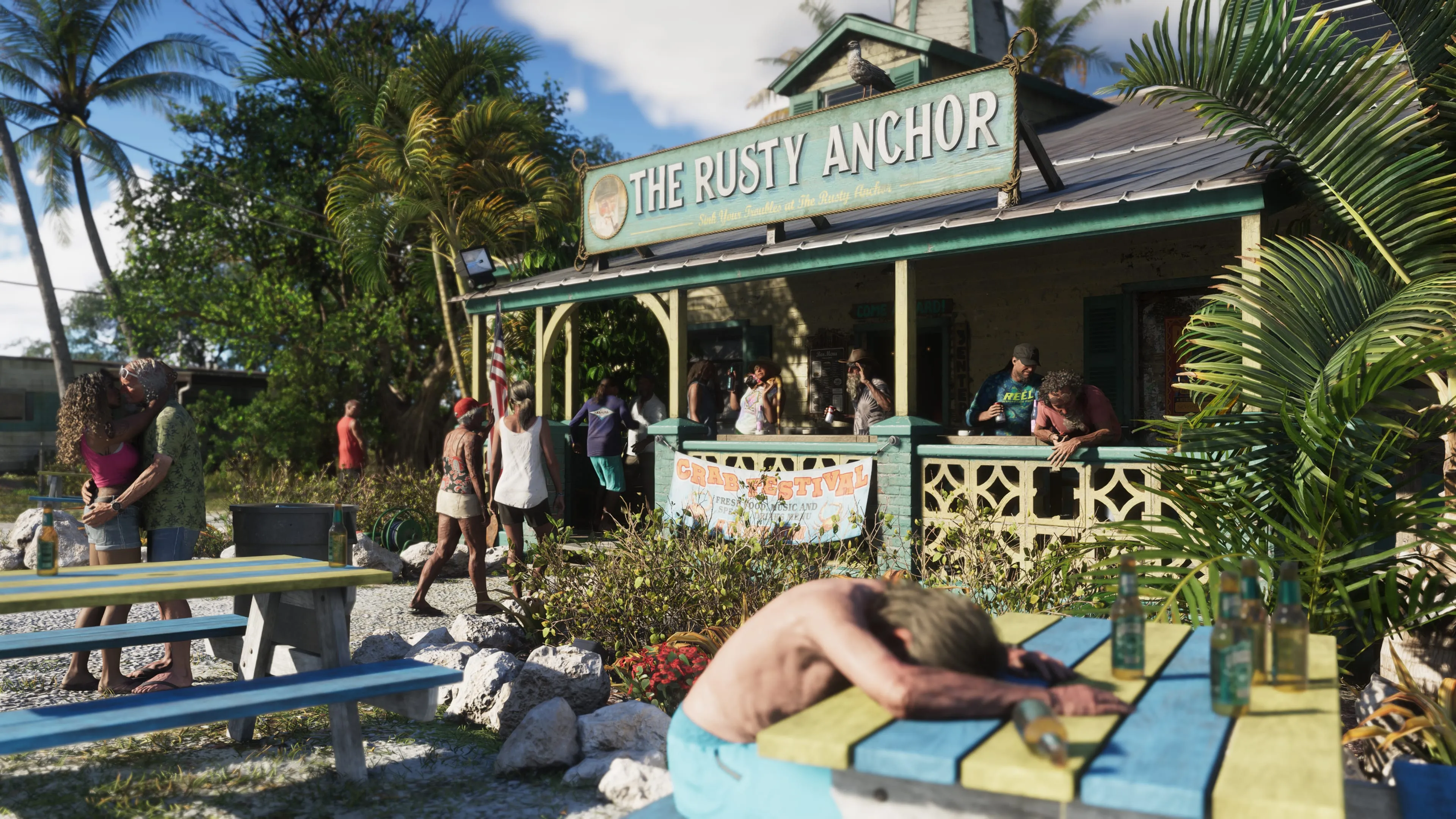 GTA 6 The Rusty Anchor beach bar in the Leonida Keys